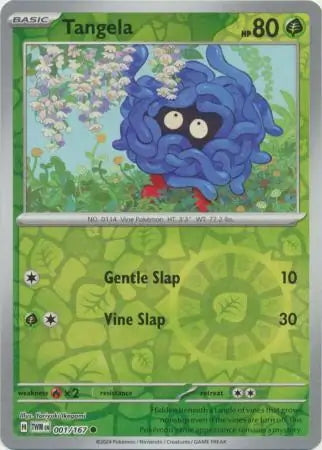 Twilight Masquerade Tangela #1/167 reverse holo